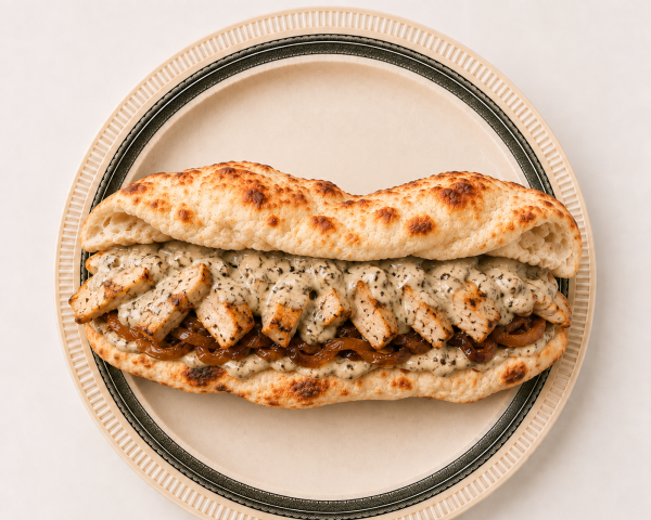 Trüf Mantar Soslu Tavuklu Sandviç